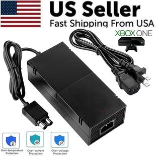 For Microsoft XBOX ONE Console AC Adapter Brick Charger Power Supply Cord Cable